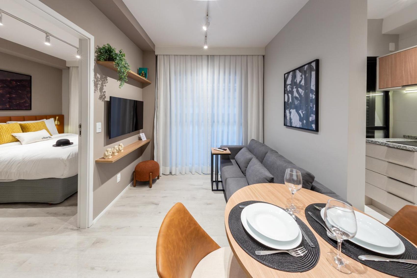 Apartamento Charlie Contemporaneo Jardins Essential *